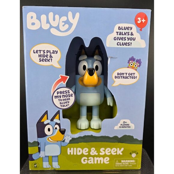 Bluey Hide & Seek Game Talking Bluey Plush & Interactive Family Fun - Picture 1 of 5